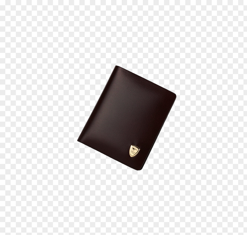 Men's Black Wallet Rectangle PNG