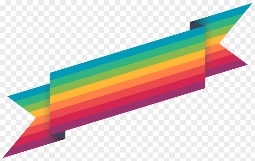 Rainbow Ribbon Color Clip Art PNG