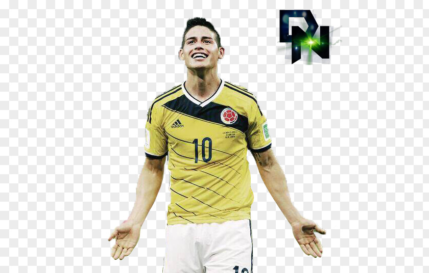 Rodriguez James Rodríguez 2014 FIFA World Cup Jersey T-shirt Brazil PNG