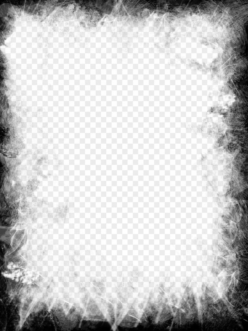 Grunge Black Frame PNG clipart PNG