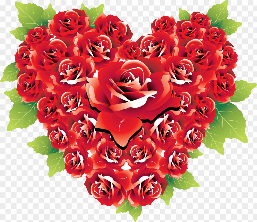 HEART FLOWER Heart Idea Cut Flowers Clip Art PNG