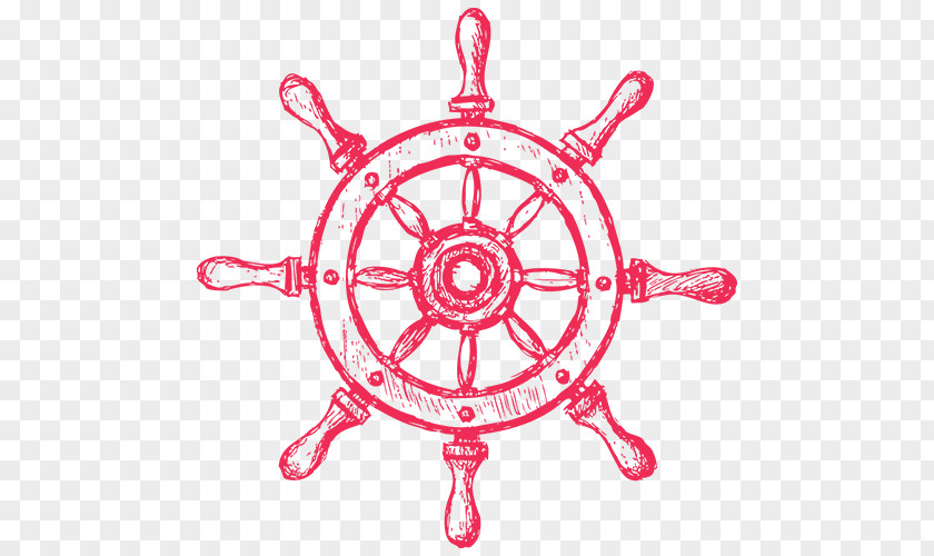 Lead Ship's Wheel Boat Drawing Steering PNG