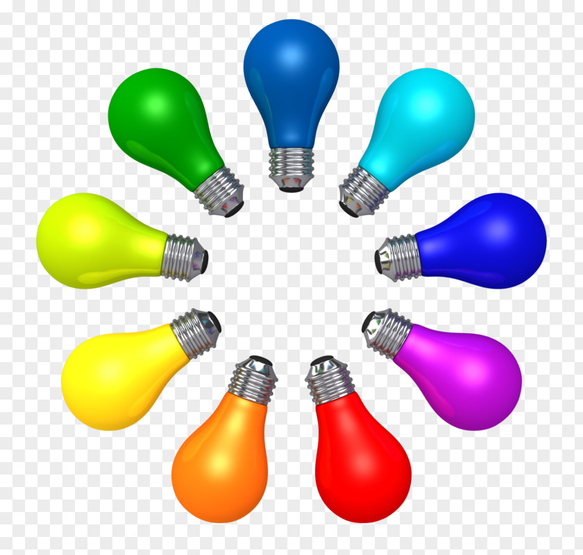 Light Incandescent Bulb LED Lamp Color PNG