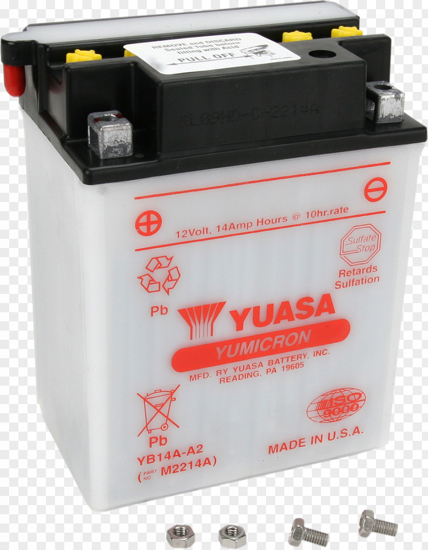 Motorcycle Electric Battery GS Yuasa Automotive PNG
