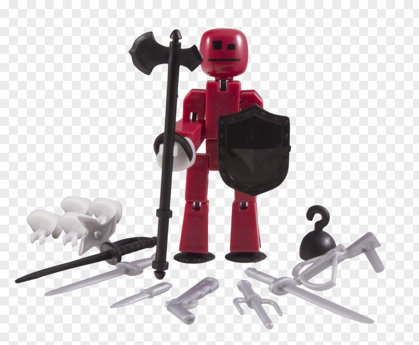 Weapon Action & Toy Figures Red Color Blue-green PNG
