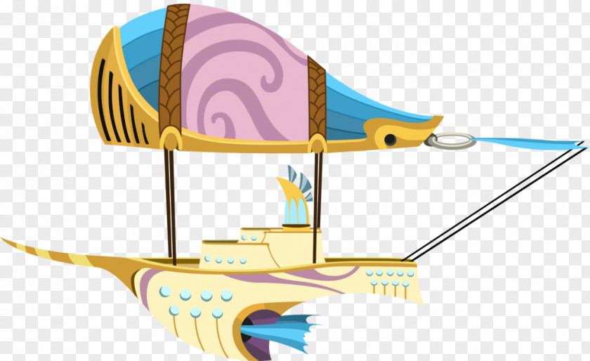 Airship Flyer Pony Equestrian Zeppelin Clip Art PNG