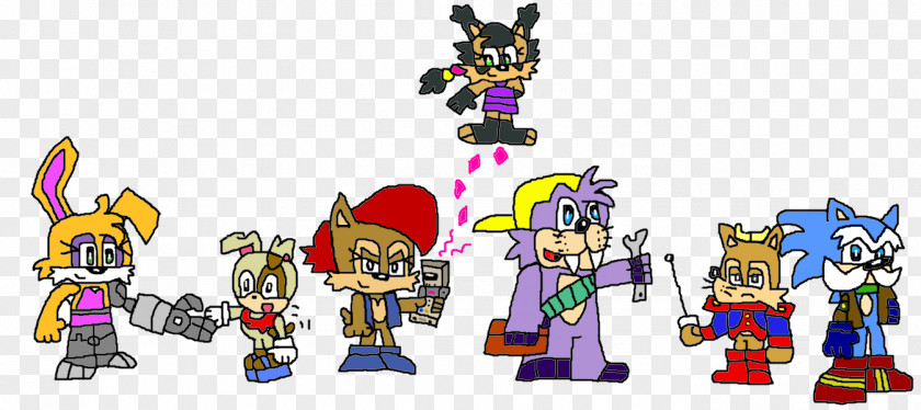 Freedom Fighters Sonic The Chaos Art Princess Sally Acorn Doctor Eggman PNG