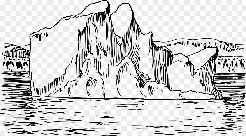 Iceberg Drawing Clip Art PNG