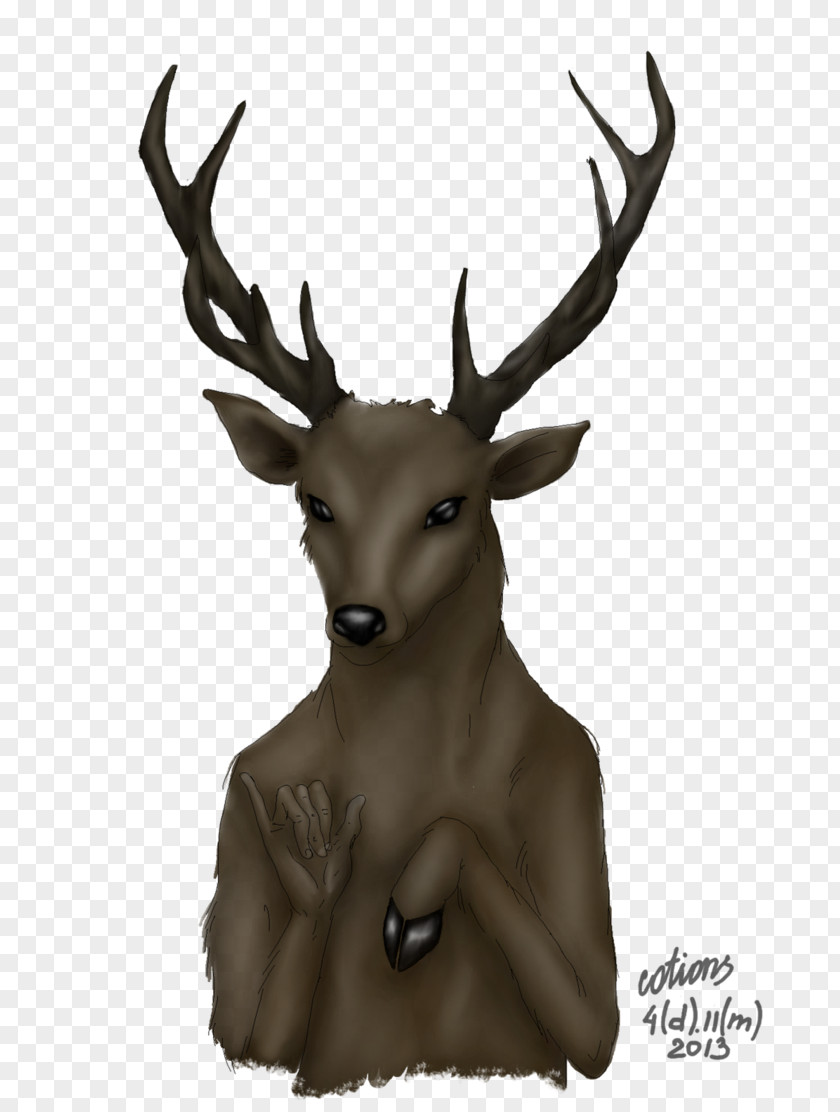Show Of Hands Deer Drawing Antler DeviantArt PNG