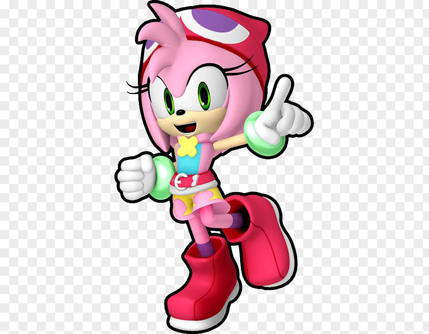 Sonic Runners Amy Rose The Hedgehog 2 & Sega All-Stars Racing PNG