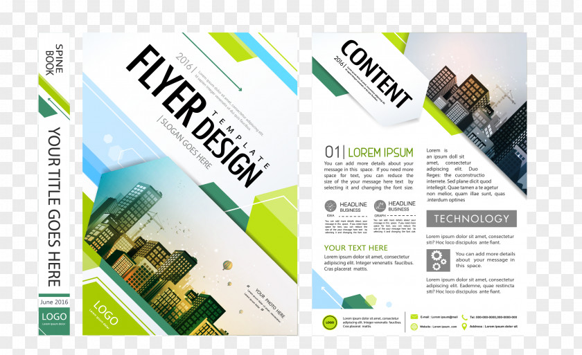 Beautiful Business Book Publishing Flyer Brochure Advertising PNG