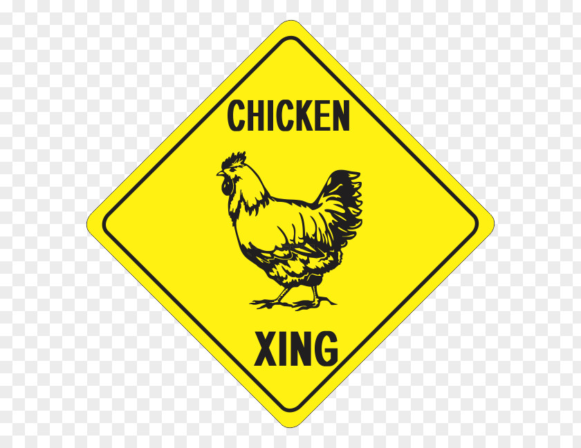 Chicken Cargo Dangerous Goods Information Sign PNG