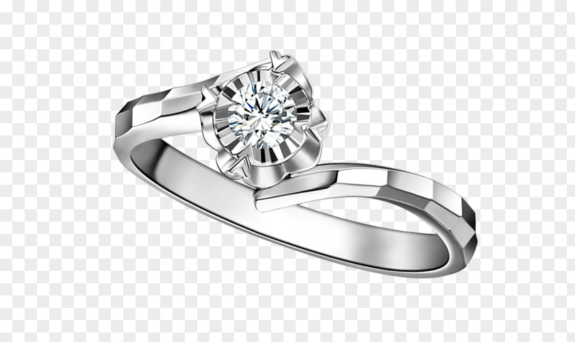 Diamond Ring Platinum PNG