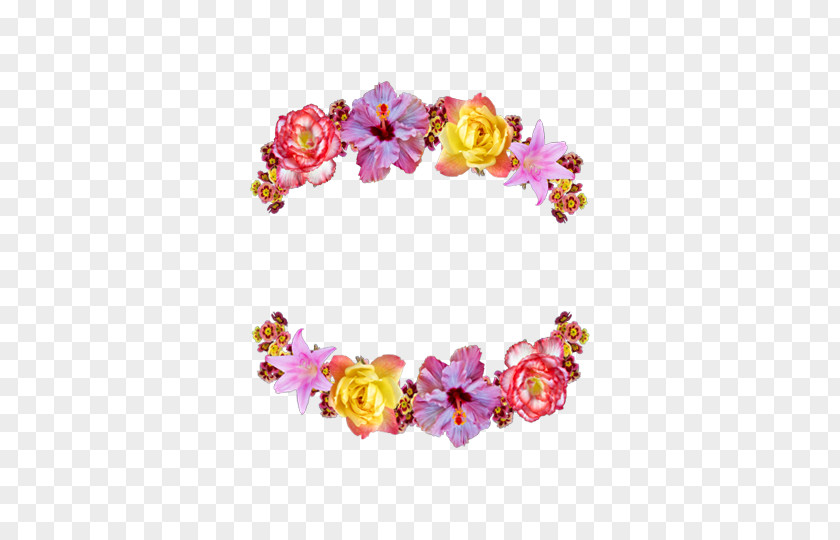 Flower Wreath Crown Clip Art PNG