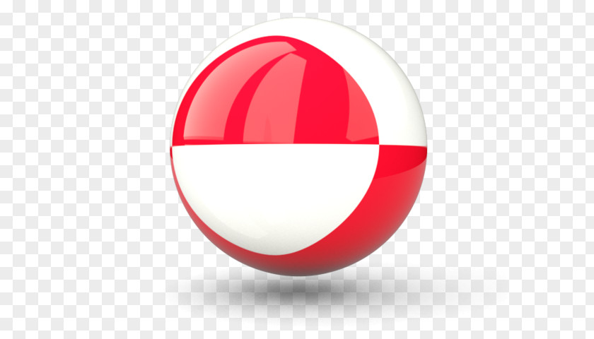 Greenland Flag Sphere Ball PNG