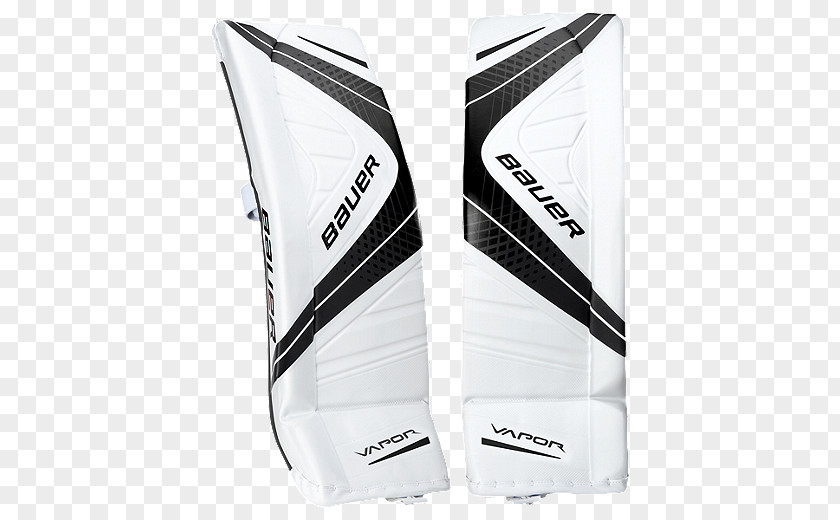 Hockey Goaltender Bauer Ice Equipment Pads Goaltending PNG