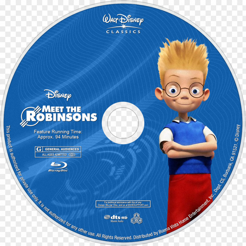 Meet The Robinsons Blu-ray Disc DVD Television Compact High-definition Video PNG