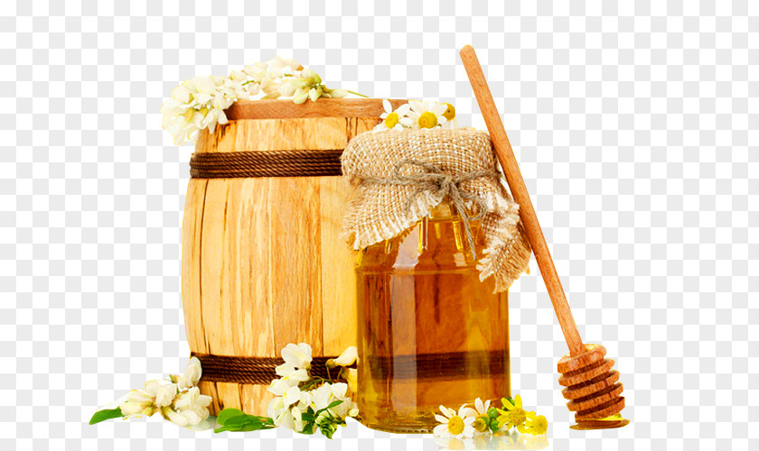 Natural Honey Yuja Tea Bee Barrel PNG