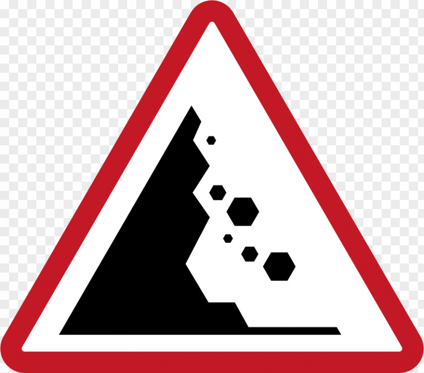 Rocks Philippines Traffic Sign Warning Road PNG