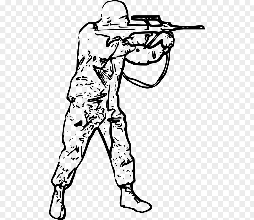 Soldier Coloring Book Clip Art Drawing United States Army Sniper School PNG
