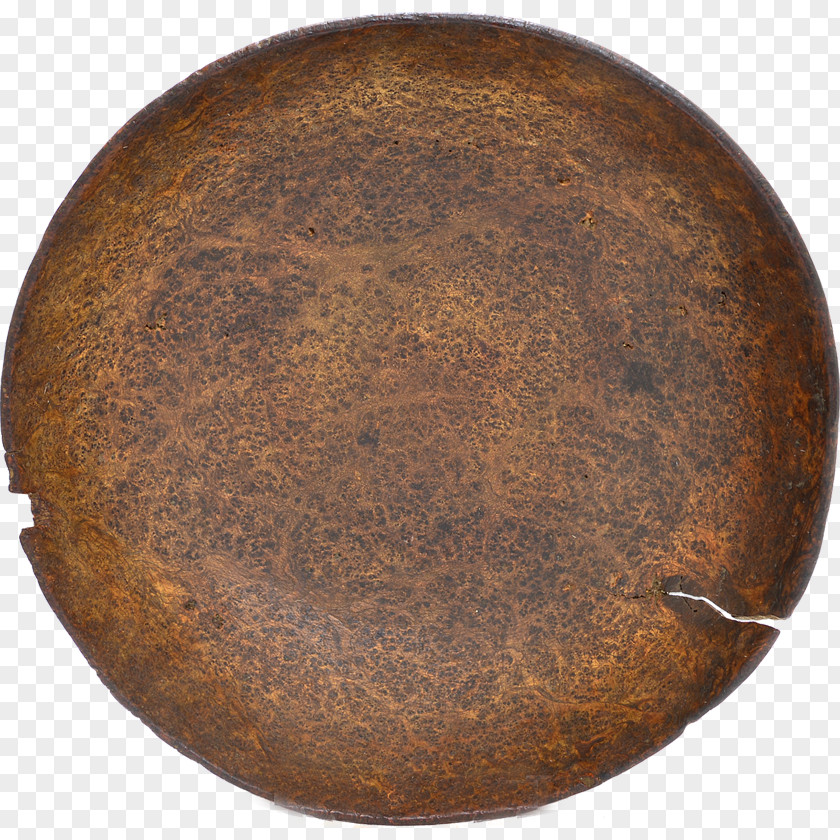 Wood Burl Bronze Bowl Knife PNG