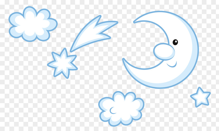 Moon And Stars Graphic Design Clip Art PNG