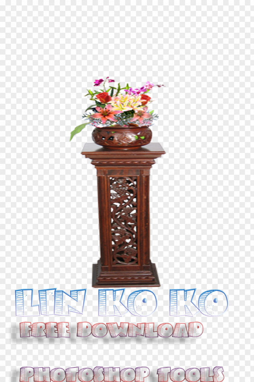 Psd Layering Of Vip 2 On Vase Floral Design Data PNG