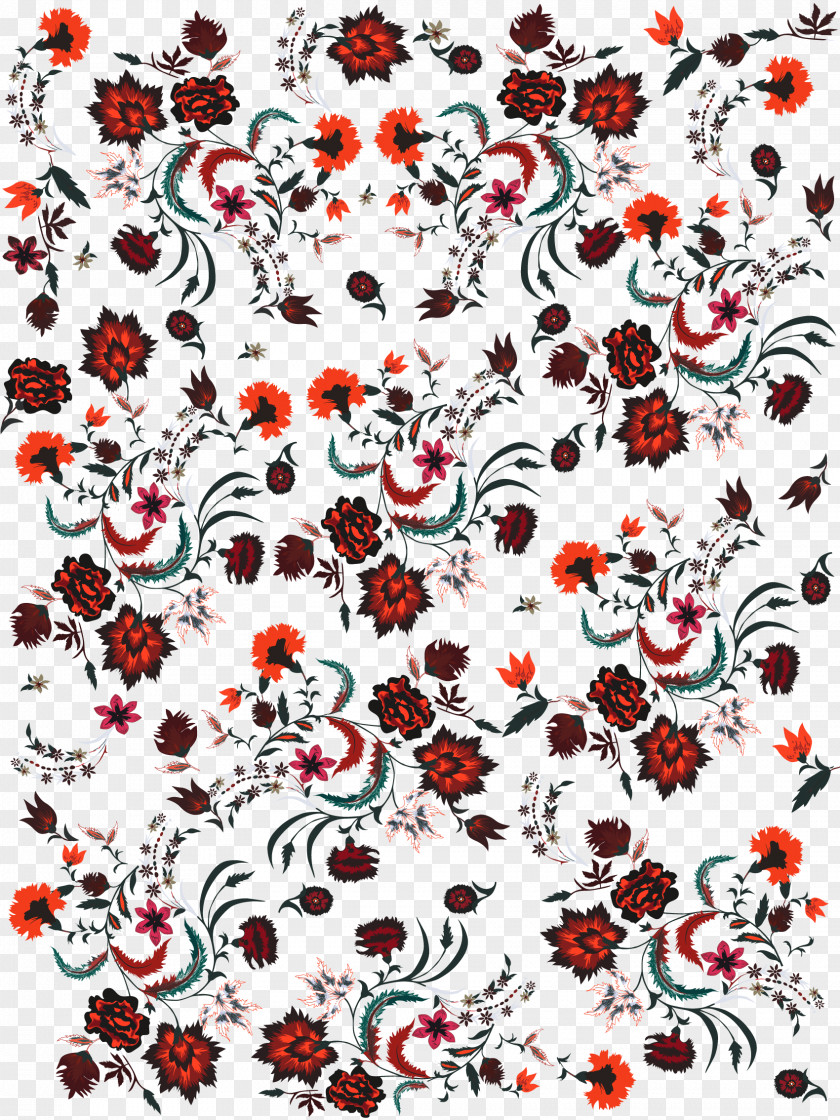 Vine And Branches Pattern Floral Design Textile Font PNG