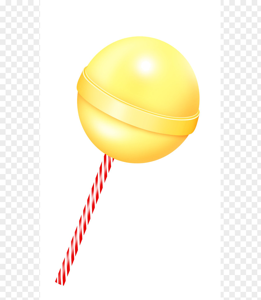 Candy Rock Lollipop Yellow PNG