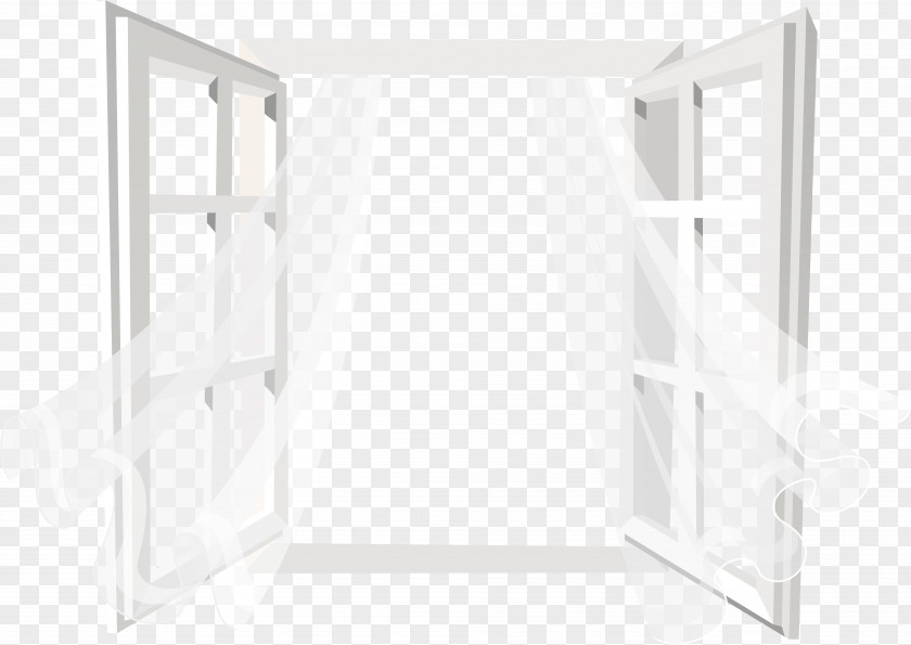 Glass Rectangle Window Cartoon PNG