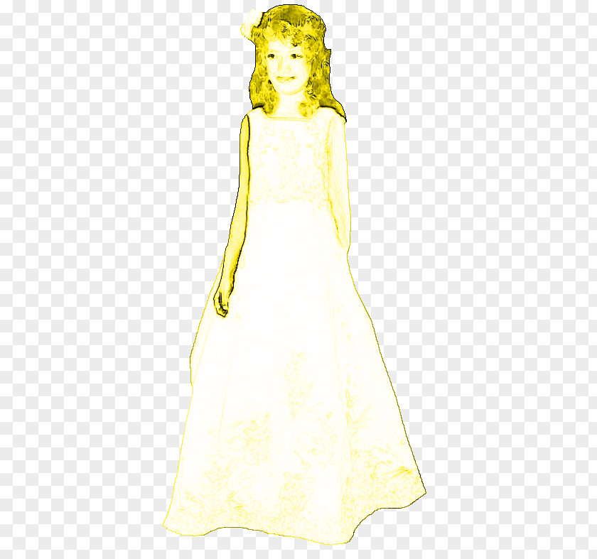 Ox Gown Dress Woman Sketch PNG