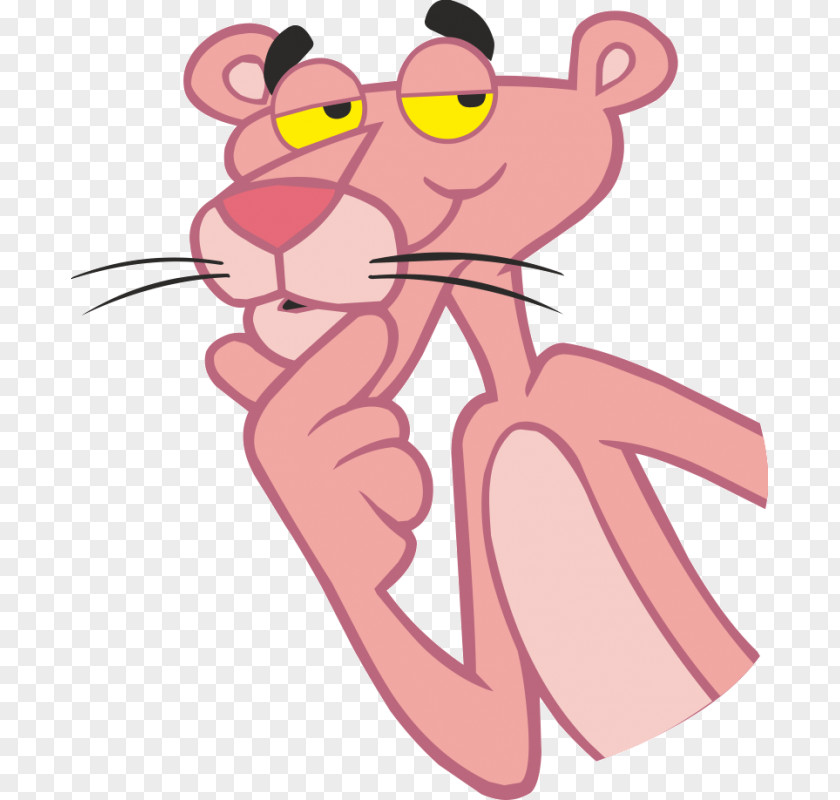 Utica's Pink Panther Painting Inspector Clouseau The Decal Sticker PNG