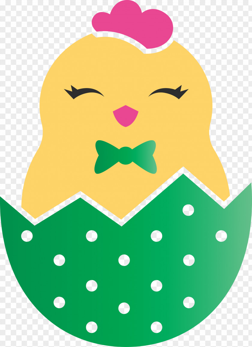 Chick In Eggshell Easter Day Adorable PNG