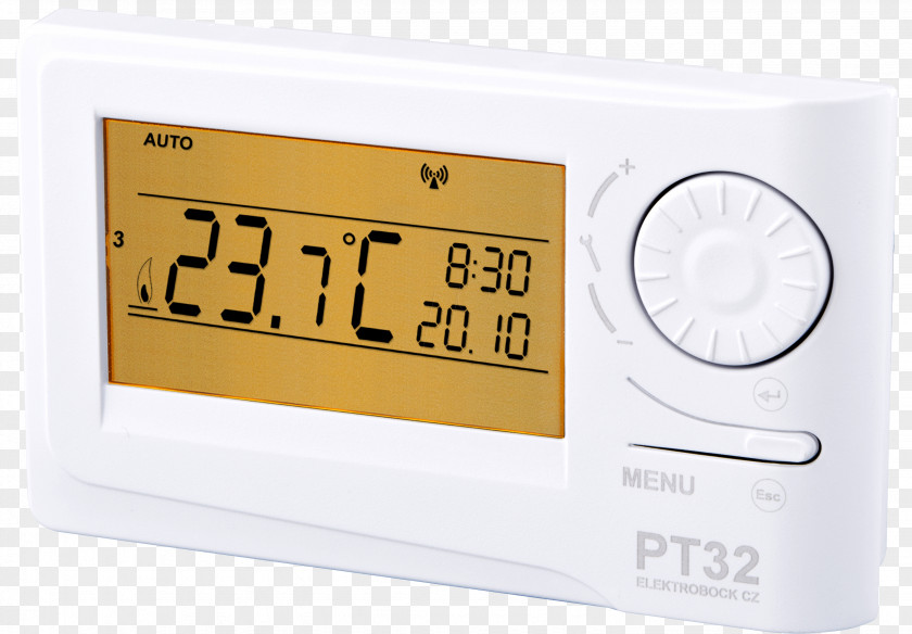 Oranger Smart Thermostat Furnace Heat Pump Room PNG