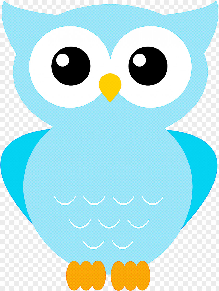 Bird Of Prey Teal Owl Clip Art Aqua Turquoise PNG