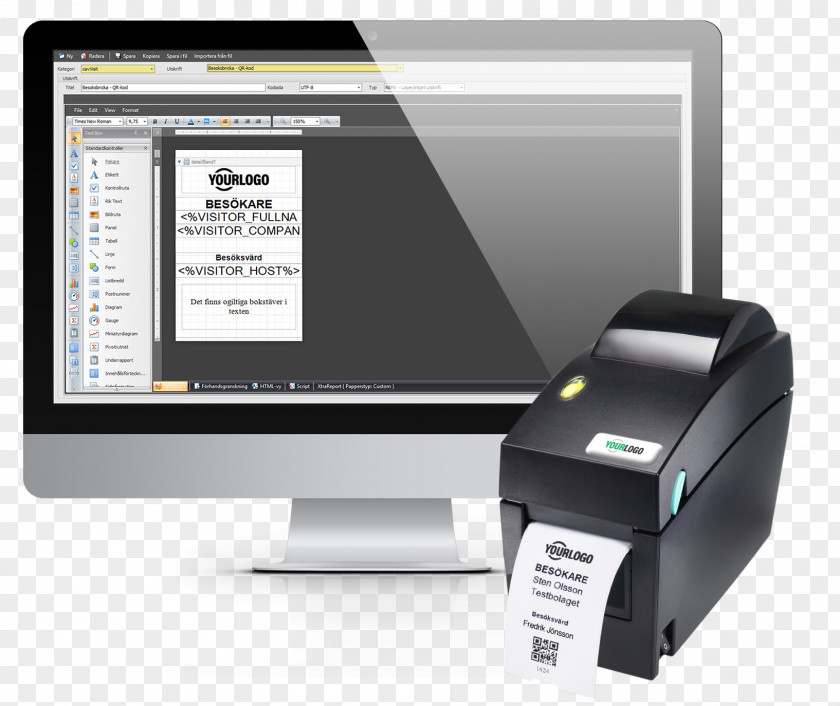 Business Visitor Management Inkjet Printing QR Code PNG