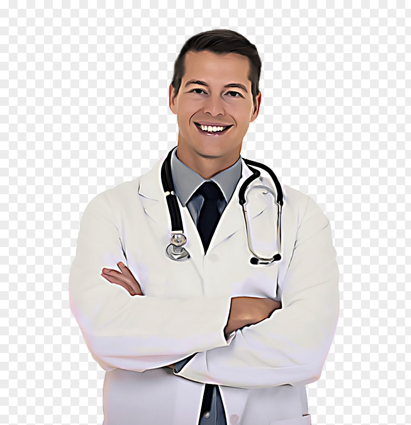 Gesture Uniform Stethoscope PNG