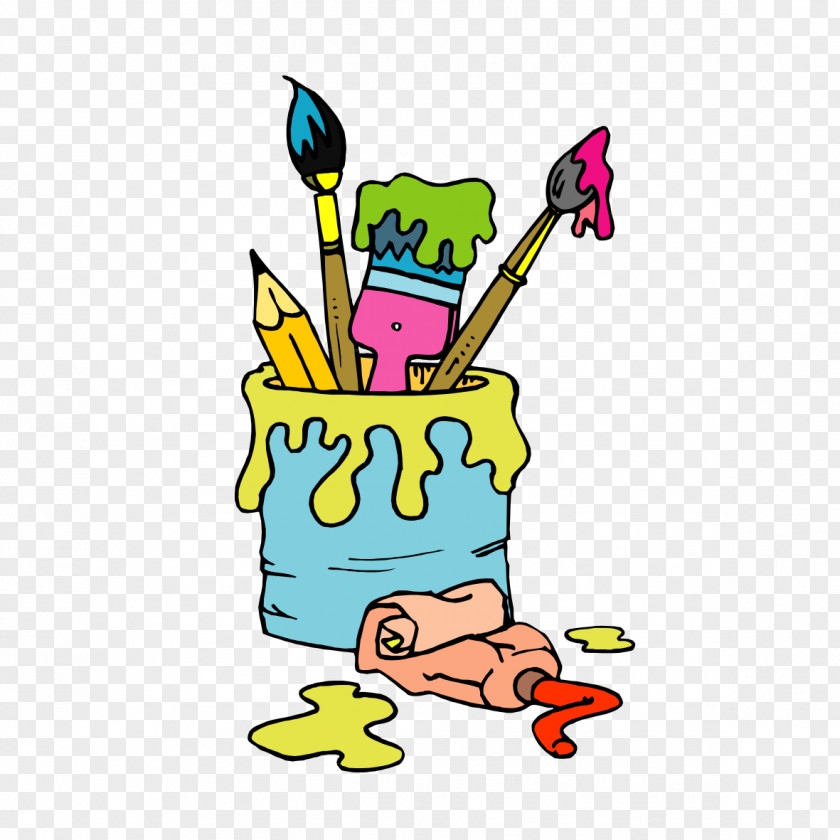 Hand-painted Painting Pen Paint Royalty-free Clip Art PNG