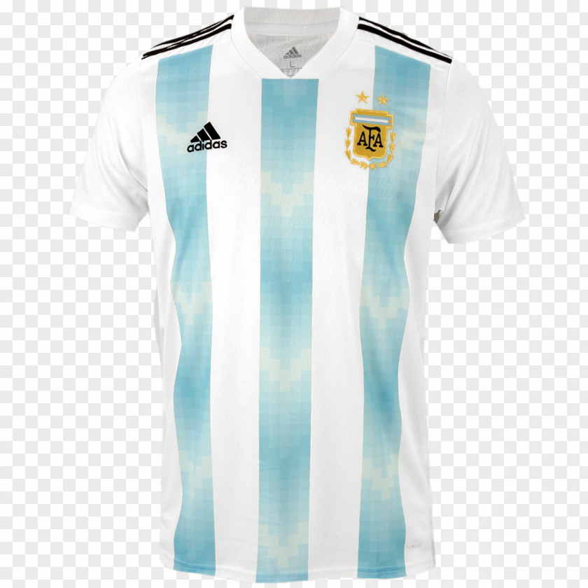 Messi 2018 Argentina National Football Team T-shirt World Cup Adidas PNG