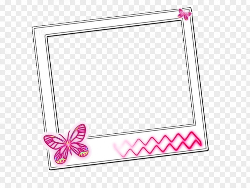 Place Card Rectangle Pink Background Frame PNG