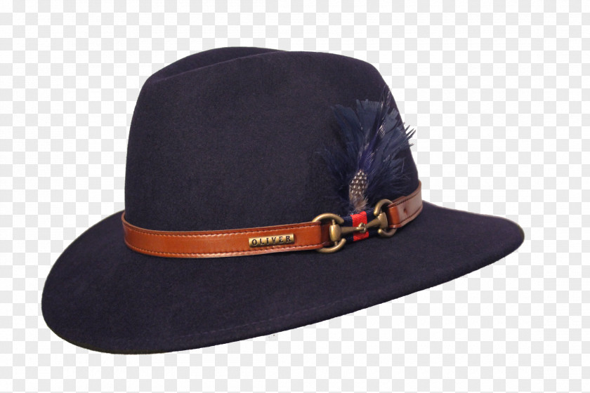 Sombrero Hat Fedora Cap Navy Blue PNG