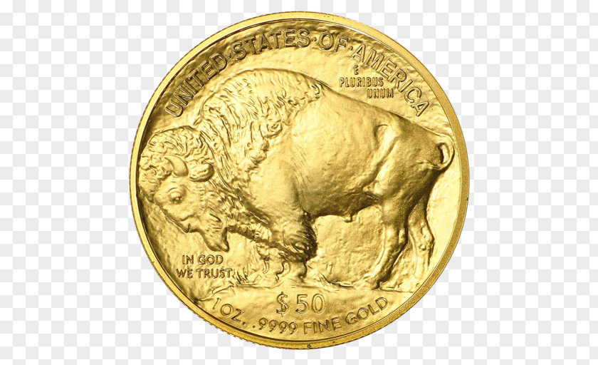 Us Gold Coins American Buffalo Coin Bullion United States Mint PNG