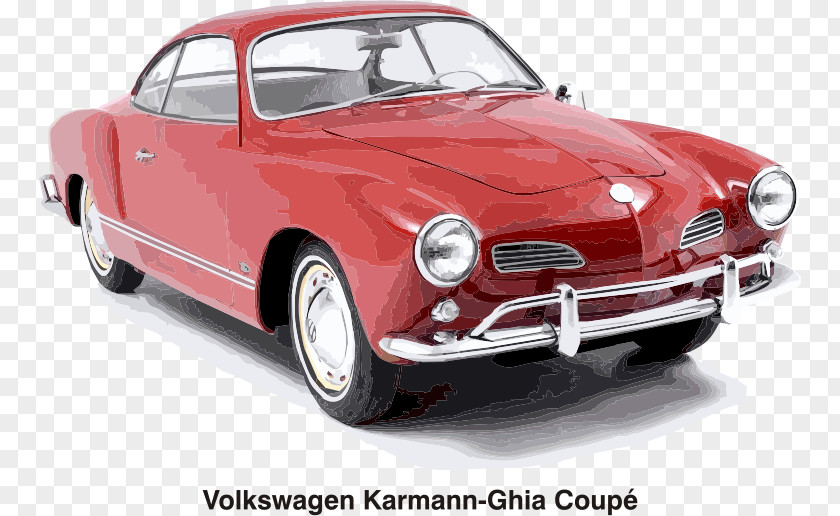 Volkswagen Karmann Ghia Car Type 2 PNG