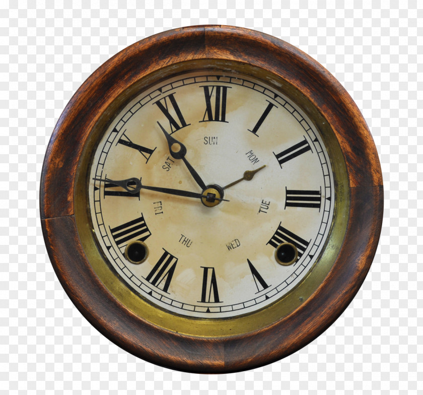 Antique Clock Face Table Stock Photography PNG