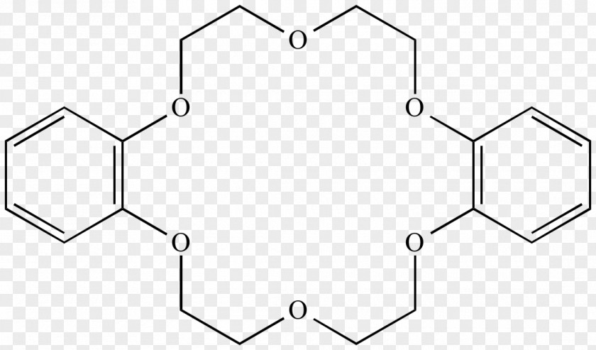 Crown Ether Dibenzo-18-crown-6 Organic Chemistry PNG