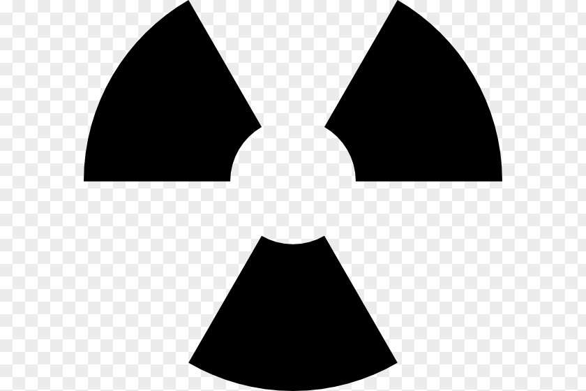Nuclear Radiation Symbol Radioactive Decay Biological Hazard Clip Art PNG