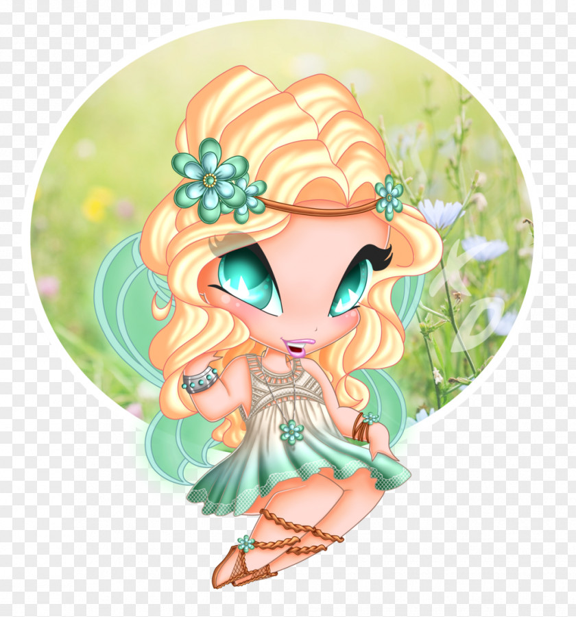 Pixie Bloom Art Illustration Drawing PNG