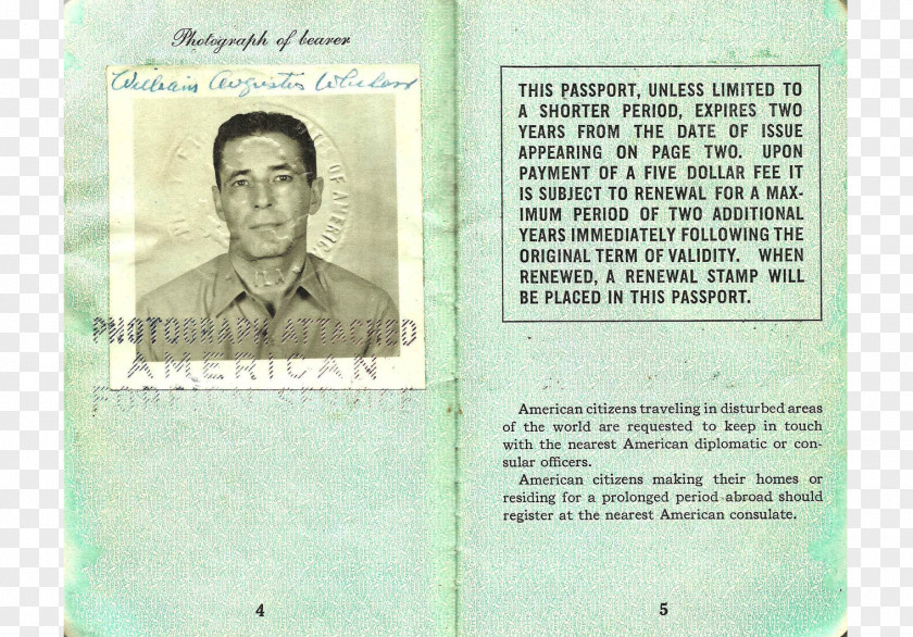 Vietnam War United States Passport Document Golf PNG