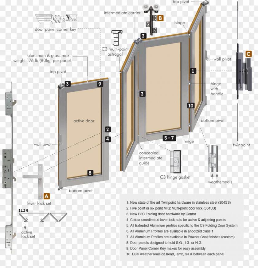 Accordion Glass Door Window Folding Furniture Garage Doors PNG