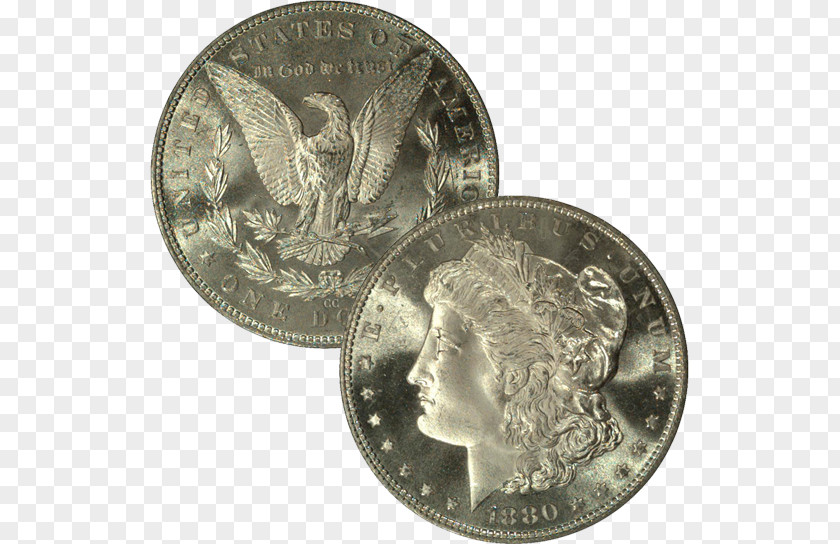 Coin Quarter Morgan Dollar United States Half PNG